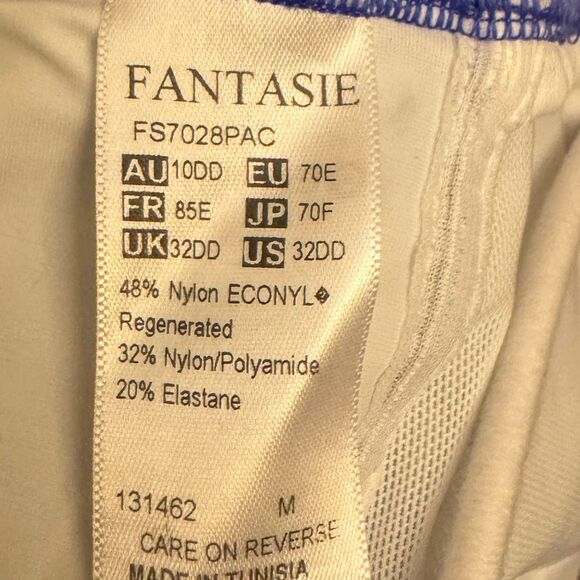 NWOT Fantasie Size 32DD Burano Underwire Plunge Tropical One Piece Swimsuit - Picture 9 of 10